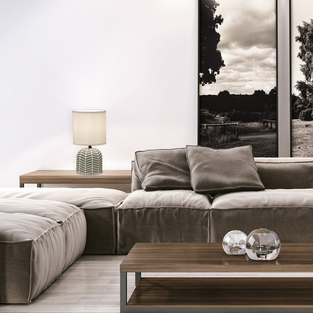 Medidas Sobremesa Darren Marrón/Blanco AJP/Alemar Ref. 11686 - LuzGuru.com
