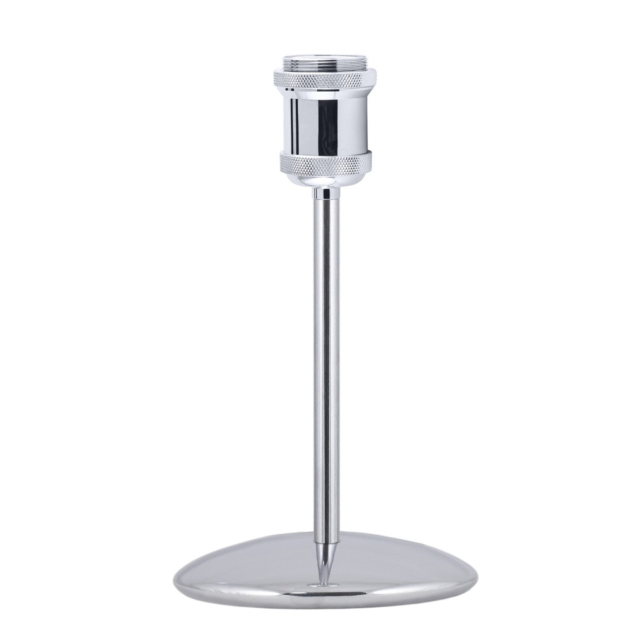 Sobremesa ELKAN Cromado 60W AJP/Alemar (Ref. 60331) - Medidas detalladas. LuzGuru.com
