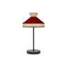 Lámpara de sobremesa Fabrizio Natural/Rojo Fabrilamp / Abrila 179971007