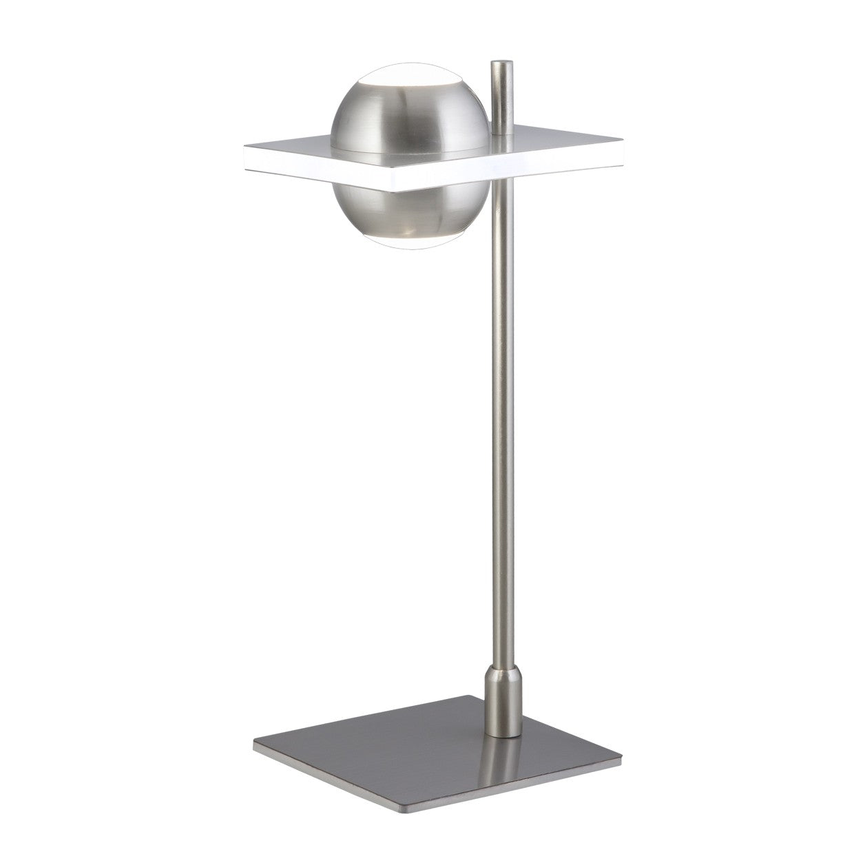 Sobremesa FANTON LED AJP/Alemar (Ref. 60216): Dimensiones de la elegante lámpara de sobremesa con luz neutra 4000K. Iluminación perfecta para tu hogar.  Luzguru.com
