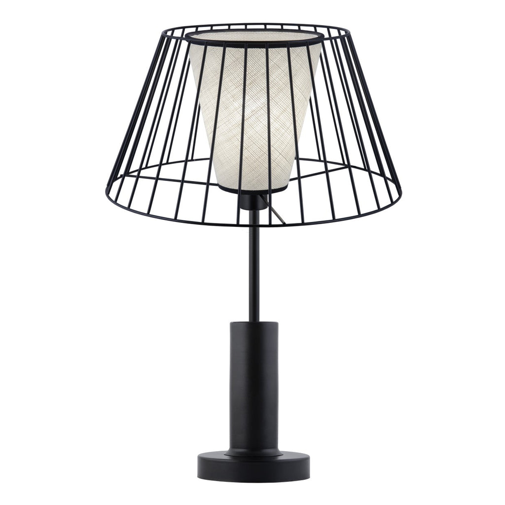 Sobremesa Fedele Negra 1x60W E-27 - AJP / Alemar - 11181 - luzguru.com