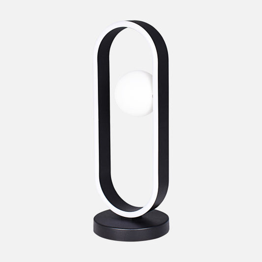 Lámpara de Sobremesa LED Fermoselle 13W Negro Fabrilamp - vista principal | Fabrilamp / Abrila