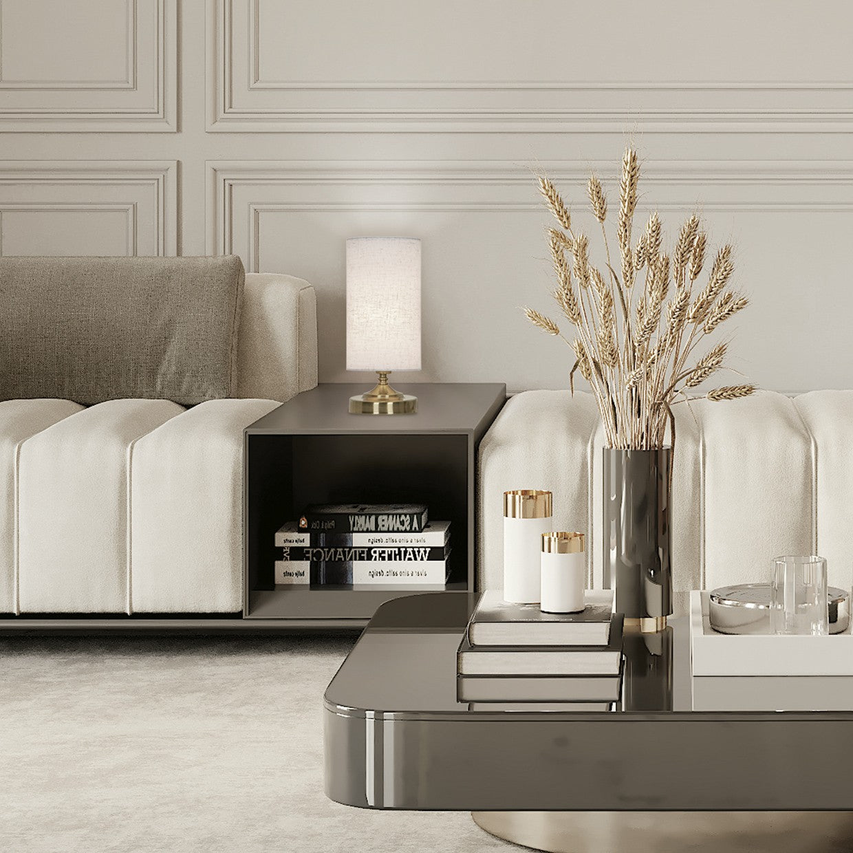 Sobremesa FICA Cuero AJP/Alemar Ref. 11627 - Medidas: [Insertar Medidas Aquí], elegante diseño de cuero, luzguru.com
