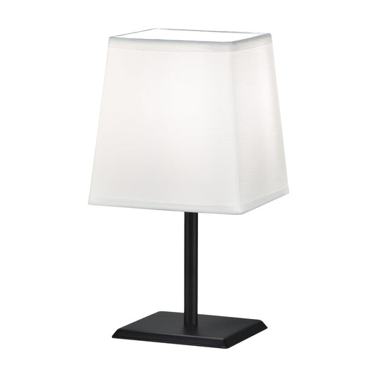 Lámpara de Sobremesa Fox 25 cm Blanco y Negro Alemar - vista principal | AJP / Alemar