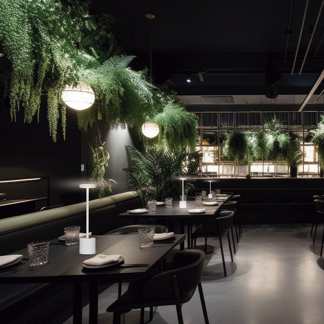 Medidas Sobremesa Freya LED 3W AJP/Alemar Ref. 11616 - Luz Cálida, diseño moderno.
