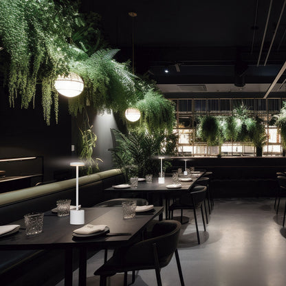 Medidas Sobremesa Freya LED 3W AJP/Alemar Ref. 11616 - Luz Cálida, diseño moderno.
