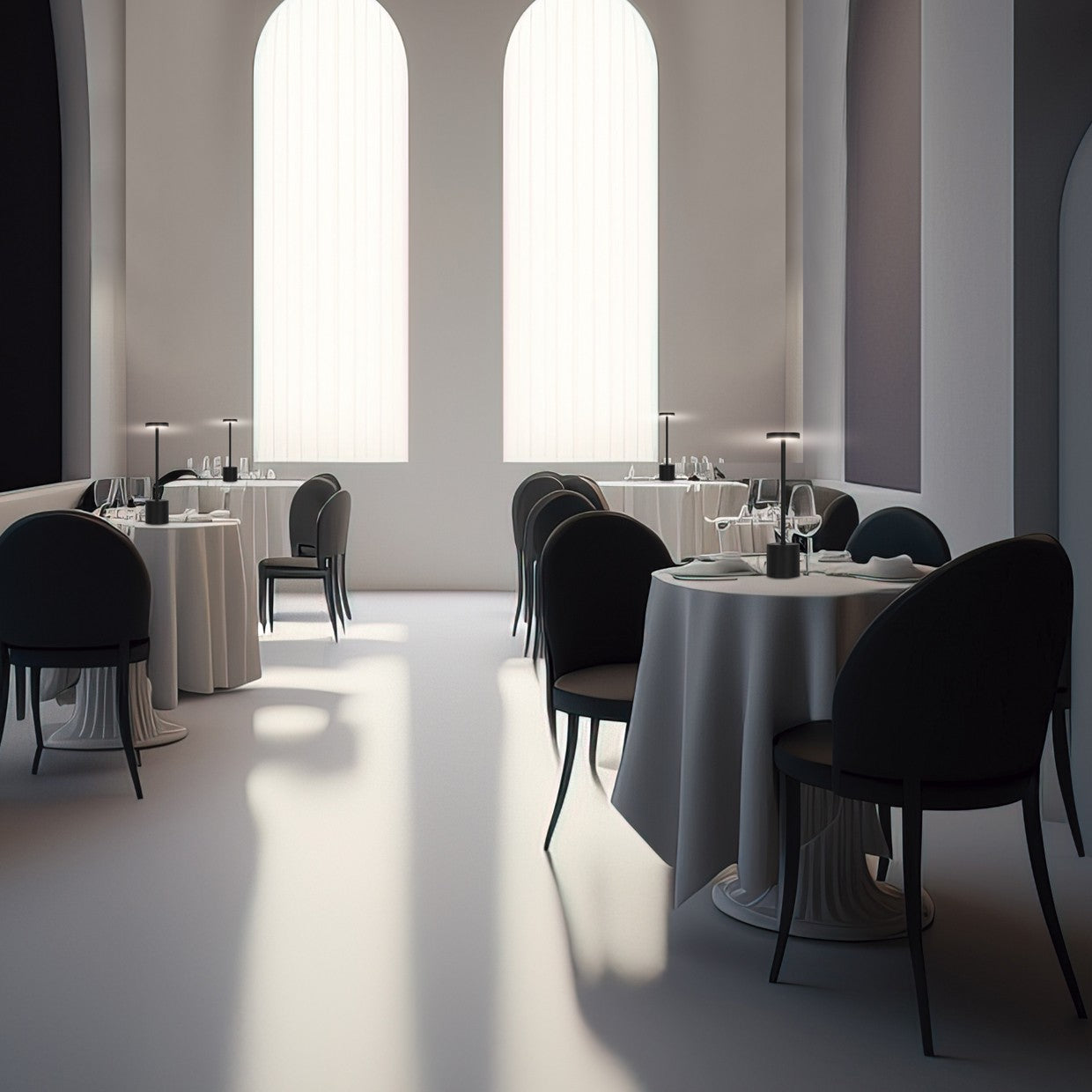 Sobremesa Freya Negra LED 3W AJP/Alemar (Ref. 11388) - Medidas de la lámpara de sobremesa.  Luzguru.com
