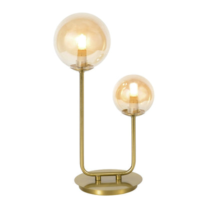 Sobremesa Galaxia Latón Ámbar 11577 - AJP / Alemar - luzguru.com