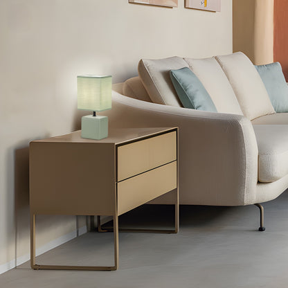 Sobremesa GLEN Verde 40W E-14 AJP/Alemar - Ref. 11693 - Dimensiones del producto. LuzGuru.com
