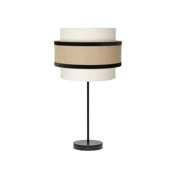 Sobremesa Cornalina Beis/Negro - Fabrilamp / Abrila -  246971109 - LUZGURÚ