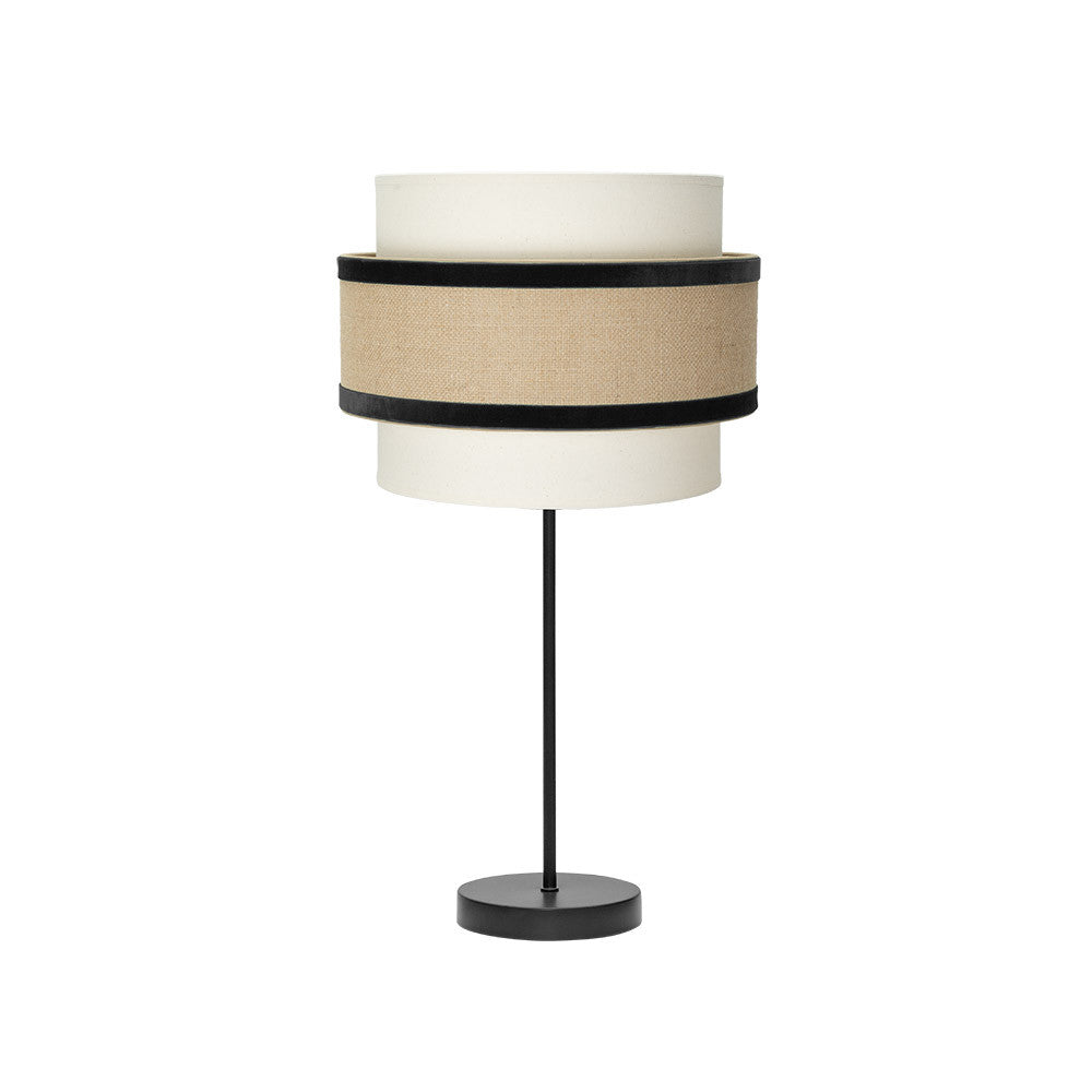 Lámpara sobremesa Cornalina textil Fabrilamp / Abrila referencia 246971109