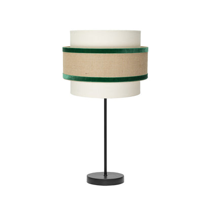 Lámpara de sobremesa Cornalina textil Fabrilamp / Abrila ref. 246971106