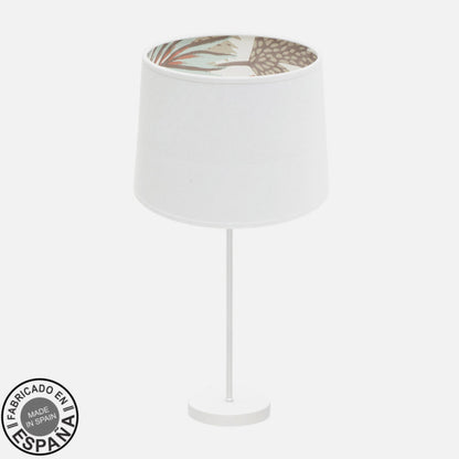 Lámpara de Sobremesa Tunez 64 cm Pantalla Estampada Blanca Fabrilamp - imagen 3 | Fabrilamp / Abrila