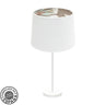 Lámpara de mesa Tunez Fabrilamp / Abrila con estampado floral, ref. 225171101