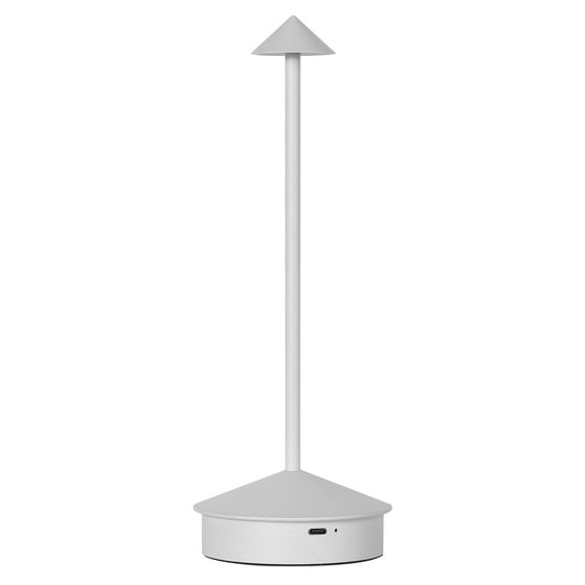 Lámpara de Sobremesa Gram LED 3W Blanco con Batería Alemar - vista principal | AJP / Alemar