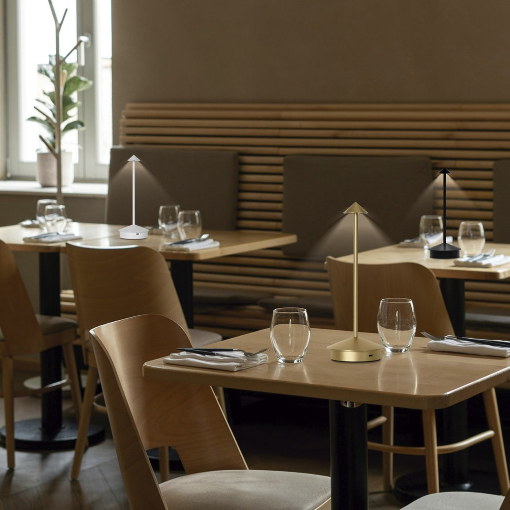 Sobremesa LED GRAM AJP/Alemar (Ref. 11724) - Medidas: [inserta medidas aquí] - Luz blanca, batería recargable 6h, iluminación moderna, luzguru.com
