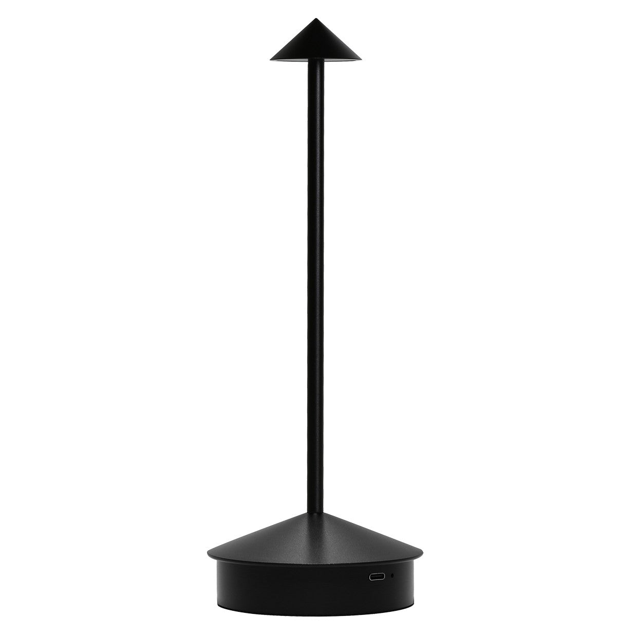 Sobremesa GRAM Negra LED 3W - Batería Recargable - AJP / Alemar - 11725 - luzguru.com