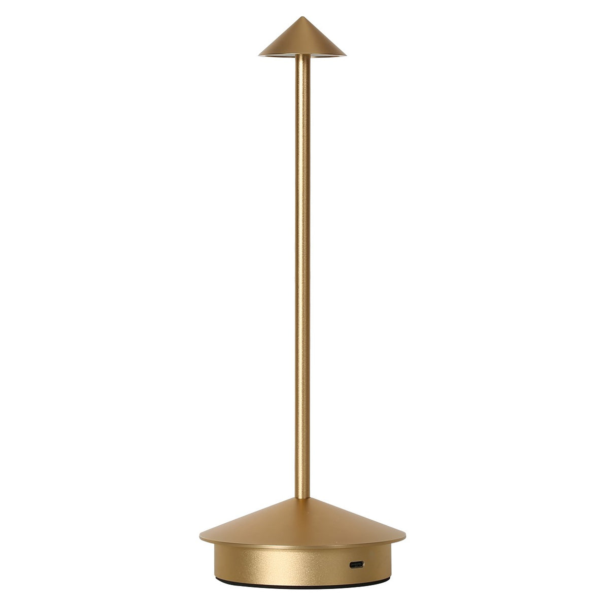 Lámpara de Sobremesa Gram Oro Mate LED 3W con Batería Alemar - vista principal | AJP / Alemar · Ref. 11726