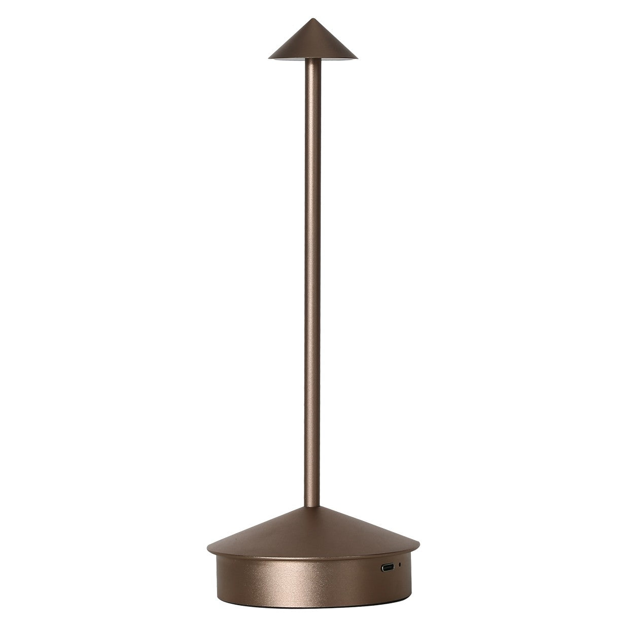 Sobremesa GRAM Topo Metalizado LED 3W - Batería Recargable - AJP / Alemar - 11727 - luzguru.com