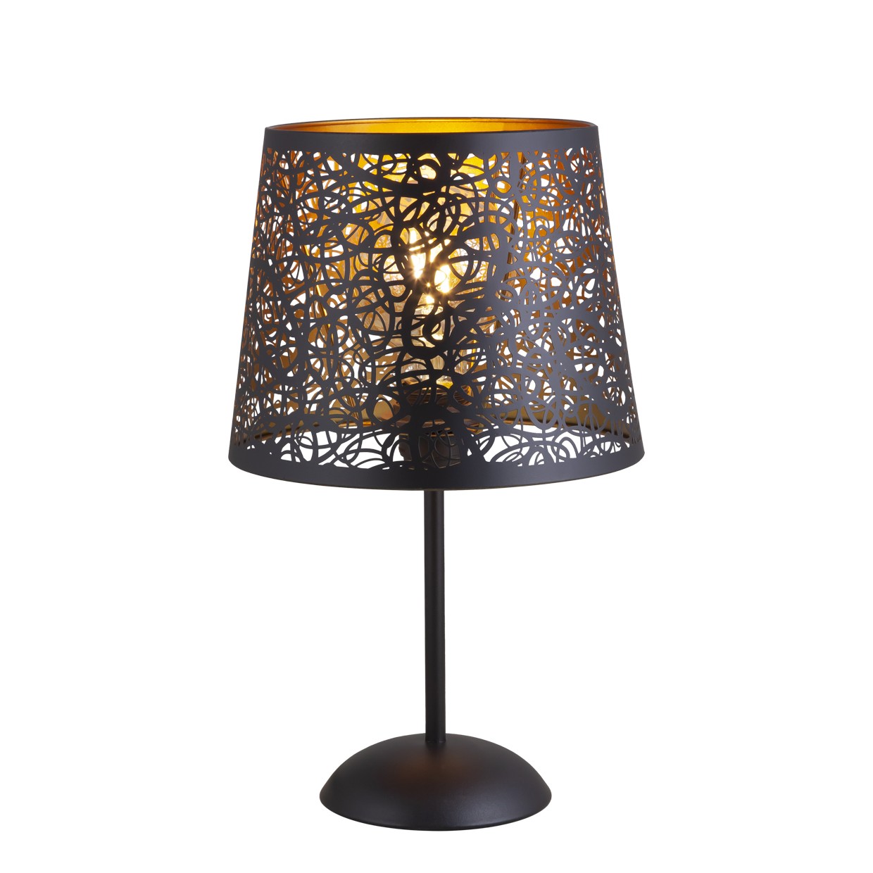 Lámpara de sobremesa AJP / Alemar Grasse 10860 - Negra y Oro - luzguru.com