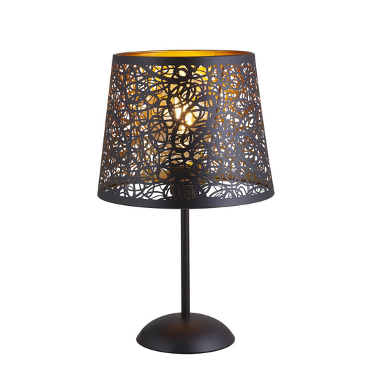 Lámpara de Sobremesa Grasse 38 cm Negro y Oro Alemar - vista principal | AJP / Alemar