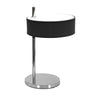 Lámpara de mesa Haiti Fabrilamp / Abrila cromo y negro, ref. 051971009