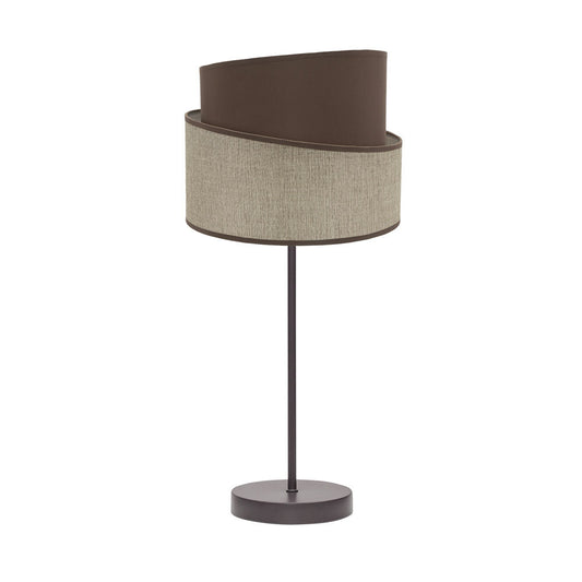 Lámpara de mesa Hara marrón Fabrilamp / Abrila 179871002 para salón y dormitorio