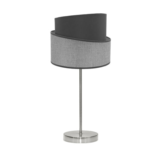 Lámpara de mesa Hara níquel Fabrilamp / Abrila 179871028, diseño moderno.