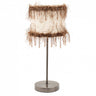 Sobremesa Vintage Hilos Beige Fabrilamp / Abrila 117571015 para dormitorio con toque nostálgico