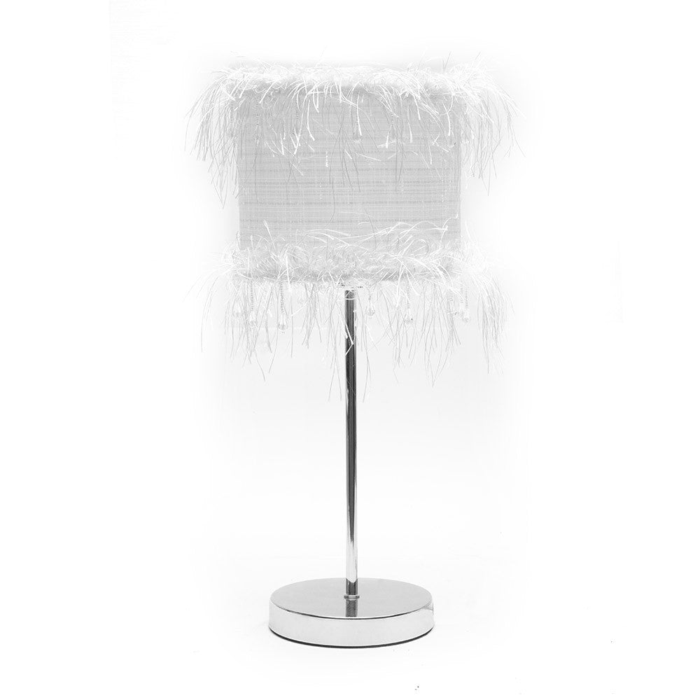 Lámpara de mesa Hilos Textil Blanco Fabrilamp / Abrila 117571001