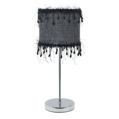 Lámpara sobremesa vintage Hilos Negro Fabrilamp / Abrila 117571009
