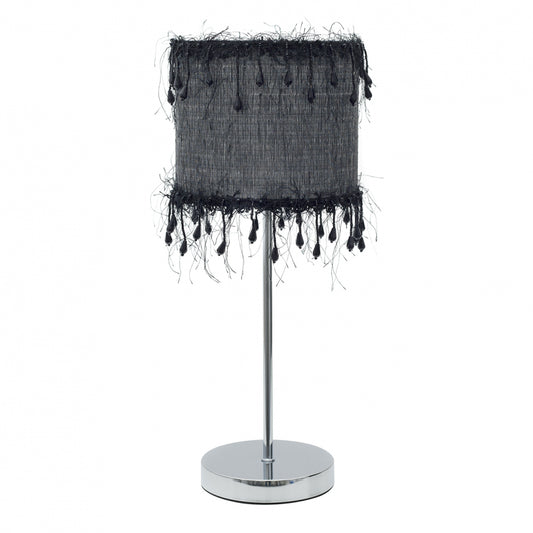 Lámpara sobremesa vintage Hilos Negro Fabrilamp / Abrila 117571009