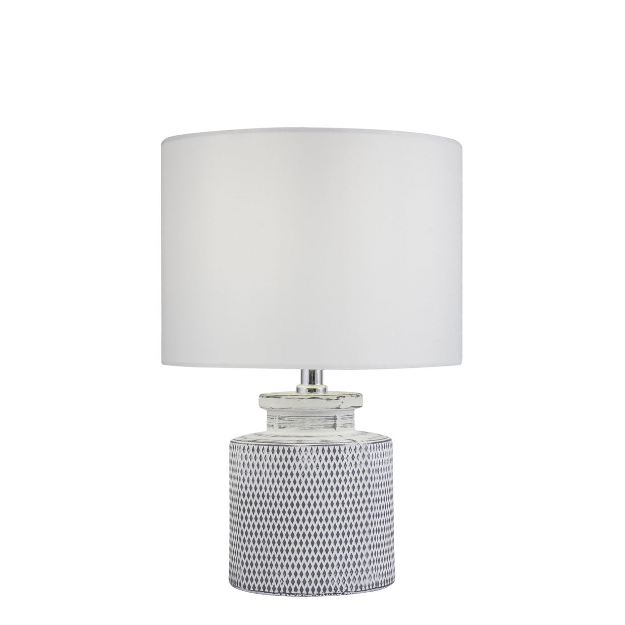 Sobremesa Hilton Blanco/Gris AJP Alemar Ref. 3269PT-1PCR - Medidas: [Insertar Medidas Aquí] - LuzGuru.com
