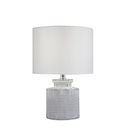 Sobremesa Hilton Blanco/Gris AJP Alemar Ref. 3269PT-1PCR - Medidas: [Insertar Medidas Aquí] - LuzGuru.com
