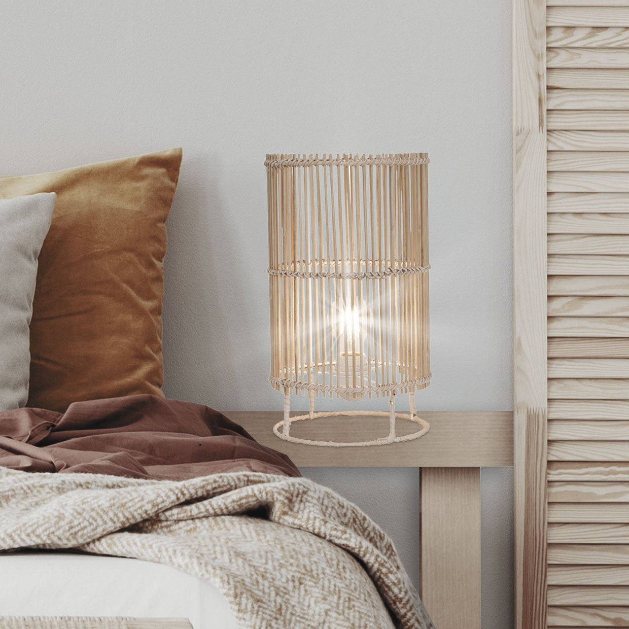 Medidas lámpara sobremesa ISARUTAS AJP/Alemar 10940 - LuzGuru.com
