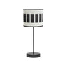 Lámpara Sobremesa Ivanna cilíndrica negro y madera negra de Fabrilamp / Abrila, SKU 188471009
