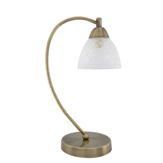 Lámpara Sobremesa Jaipur Clásica Vintage Cuero Fabrilamp / Abrila Ref. 155371014