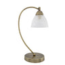 Lámpara Sobremesa Jaipur Clásica Vintage Cuero Fabrilamp / Abrila Ref. 155371014