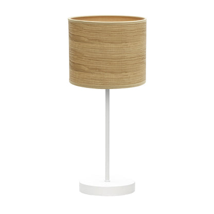 Lámpara sobremesa Jerte Fabrilamp / Abrila blanco y madera clara 176871085