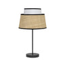 Lámpara de mesa Jia Natural Fabrilamp / Abrila, Ref. 177771001, diseño moderno para dormitorio