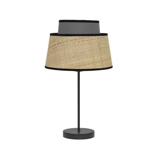 Sobremesa Jia Natural/Gris Fabrilamp / Abrila 177771028, lámpara de mesa moderna