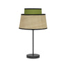 Lámpara de mesa Jia Natural y Verde Fabrilamp / Abrila - 177771006