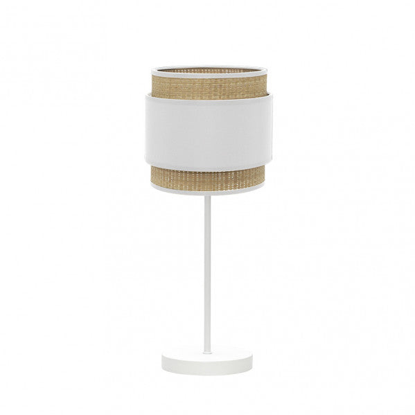 Sobremesa Kandy Natural/Blanco de Fabrilamp, diseño moderno y elegante para tu hogar. Disponible en luzguru.com