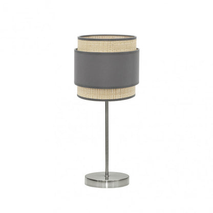 Sobremesa Kandy Natural/Gris de Fabrilamp, diseño moderno y elegante para iluminar tu hogar.