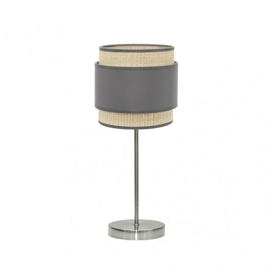 Sobremesa Kandy Natural/Gris de Fabrilamp, diseño moderno y elegante para iluminar tu hogar.