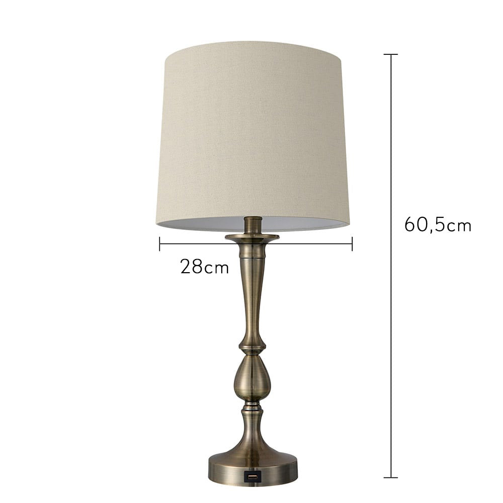 Elegante lámpara de noche en cuero ideal para dormitorio