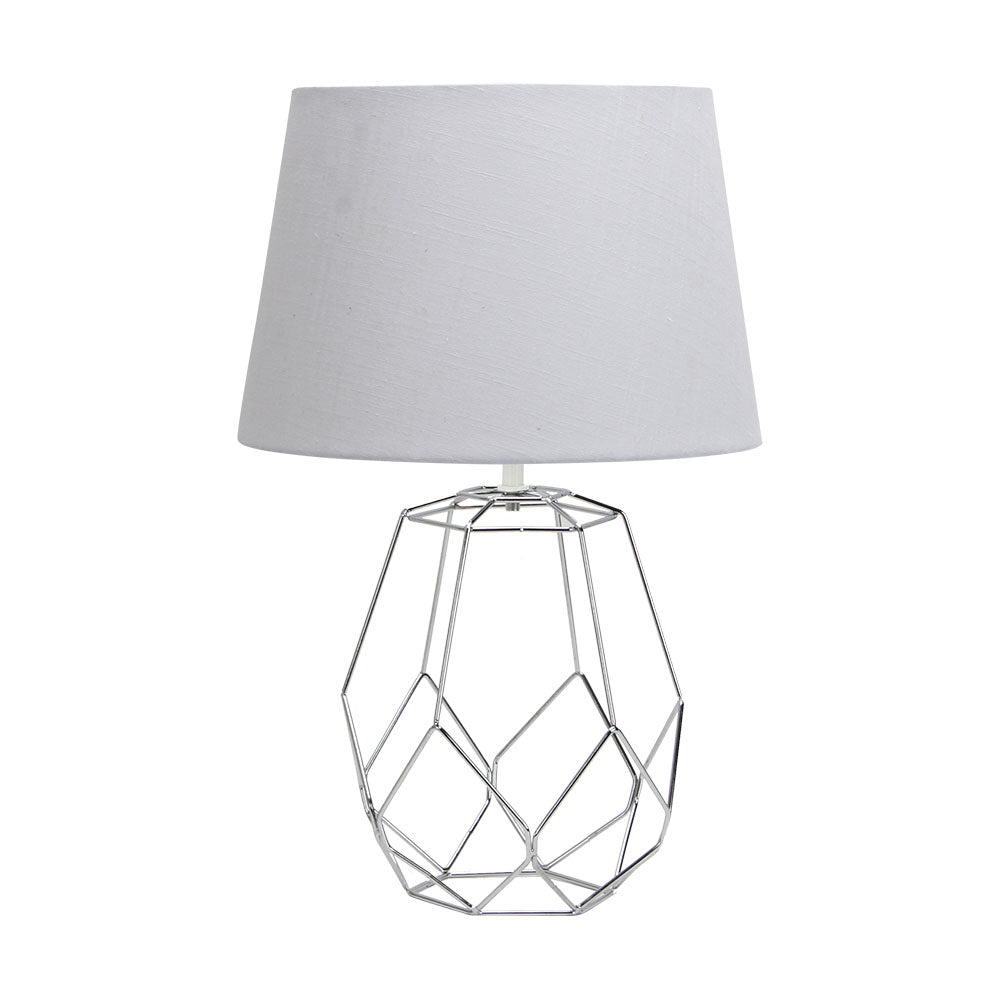 Lámpara de sobremesa Labeo Fabrilamp / Abrila diseño moderno en cromo, referencia 134571020