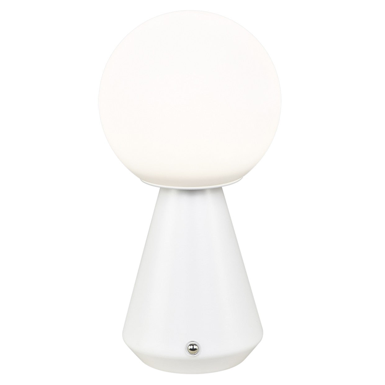 Sobremesa Logal Blanca LED Recargable AJP / Alemar 11705 - luzguru.com