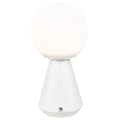 Sobremesa Logal Blanca LED Recargable AJP / Alemar 11705 - luzguru.com