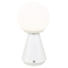 Sobremesa Logal Blanca LED Recargable AJP / Alemar 11705 - luzguru.com